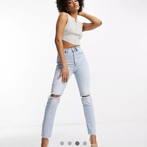 Stradivarious tall slim mom jeans